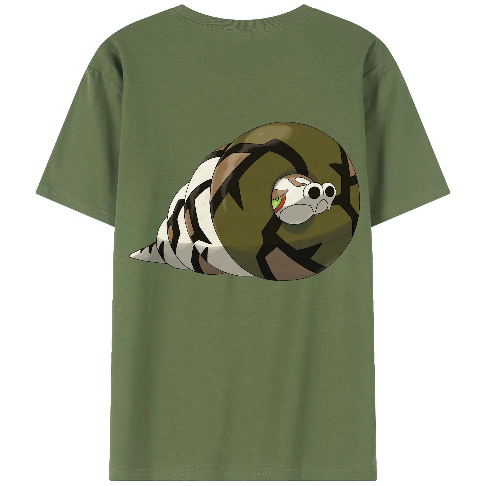 （画像用） ポケットモンスター Pokémon 綿100％ メンズ半袖Tシャツ（バックプリント） 通気性